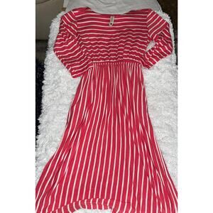 Pomelo Women’s Sz. XS Pink Striped Dress. Cute, Soft